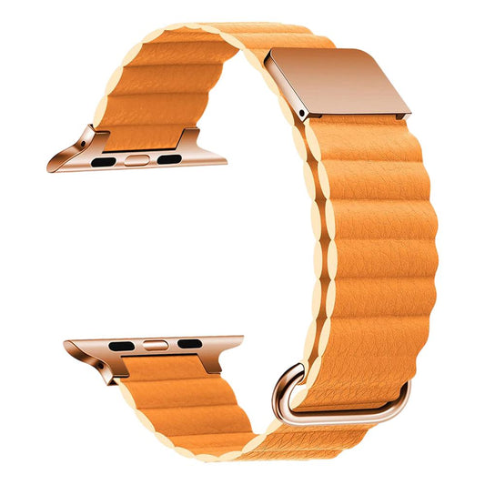 Magnetic PU Leather Band for Apple Watch