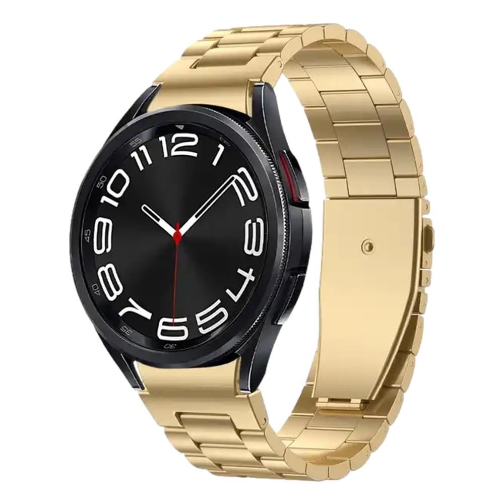 20mm One Click Stainless Steel Link Band for Samsung Galaxy Watch 6