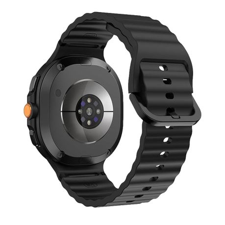 Wavy Stitch Silicone Band compatible with Samsung Galaxy Watch 8 / Classic