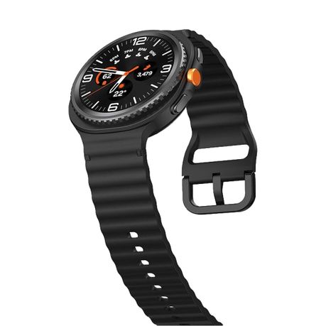 Wavy Stitch Silicone Band compatible with Samsung Galaxy Watch 8 / Classic