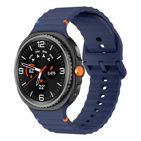 Wavy Stitch Silicone Band compatible with Samsung Galaxy Watch 8 / Classic