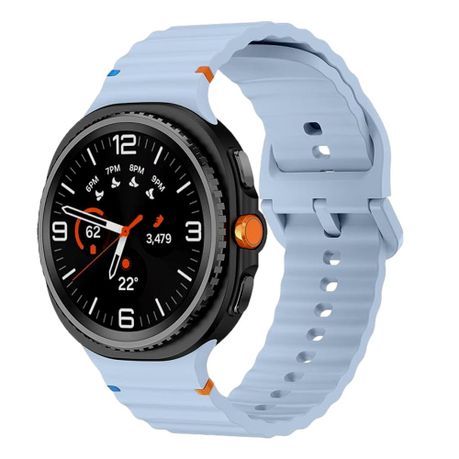 Wavy Stitch Silicone Band compatible with Samsung Galaxy Watch 8 / Classic