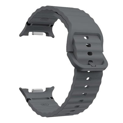Wavy Stitch Silicone Band compatible with Samsung Galaxy Watch 8 / Classic
