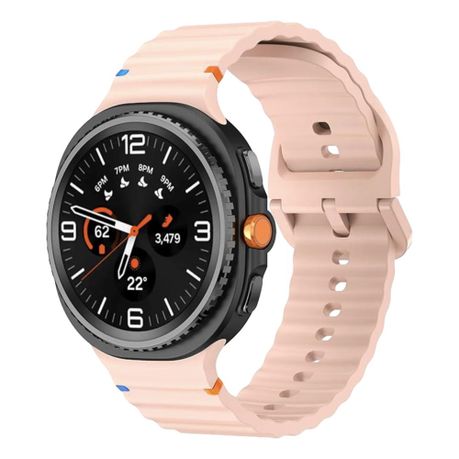 Wavy Stitch Silicone Band compatible with Samsung Galaxy Watch 8 / Classic