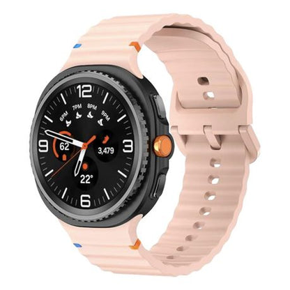 Wavy Stitch Silicone Band compatible with Samsung Galaxy Watch 8 / Classic