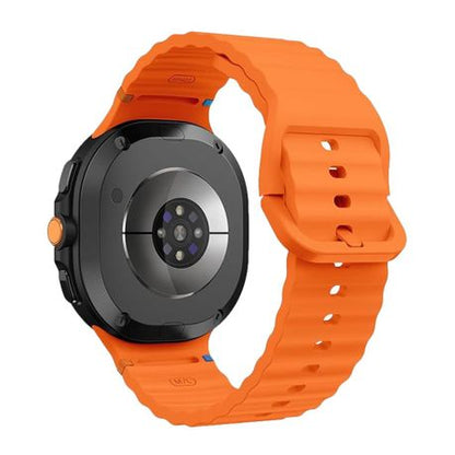 Wavy Stitch Silicone Band compatible with Samsung Galaxy Watch 8 / Classic